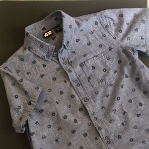 Short sleeve Star Wars dress shirt